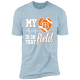Cincinnati Bengals Football My Heart is on that Field - Premium Short Sleeve T-Shirt