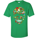 Skull Christmas Decorations Merry Xmas T-Shirt - Shirt