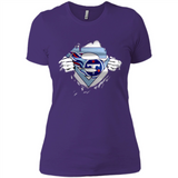Tennessee Titans And Superman Fans - Ladies' Boyfriend T-Shirt