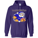 Grumpy Santa Claus Baltimore Ravens Football Team PINGPONG
