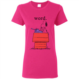 Snoopy Word - Ladies Short-Sleeve