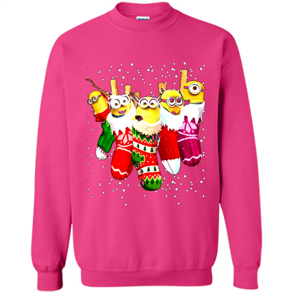 Minions Christmas Stockings Sweatshirt PINGPONG