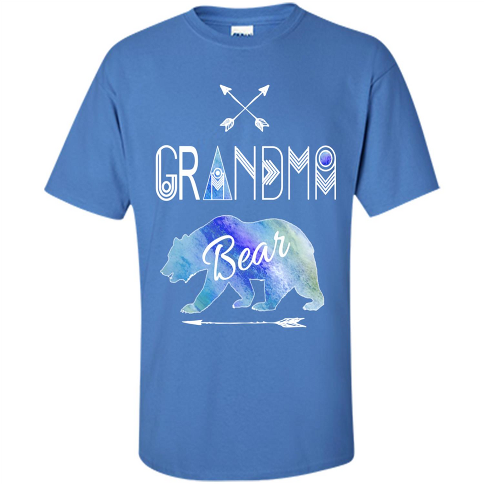 Grandma Bear Shirt Tribal Family Vacation & Camping Tee - Shirt