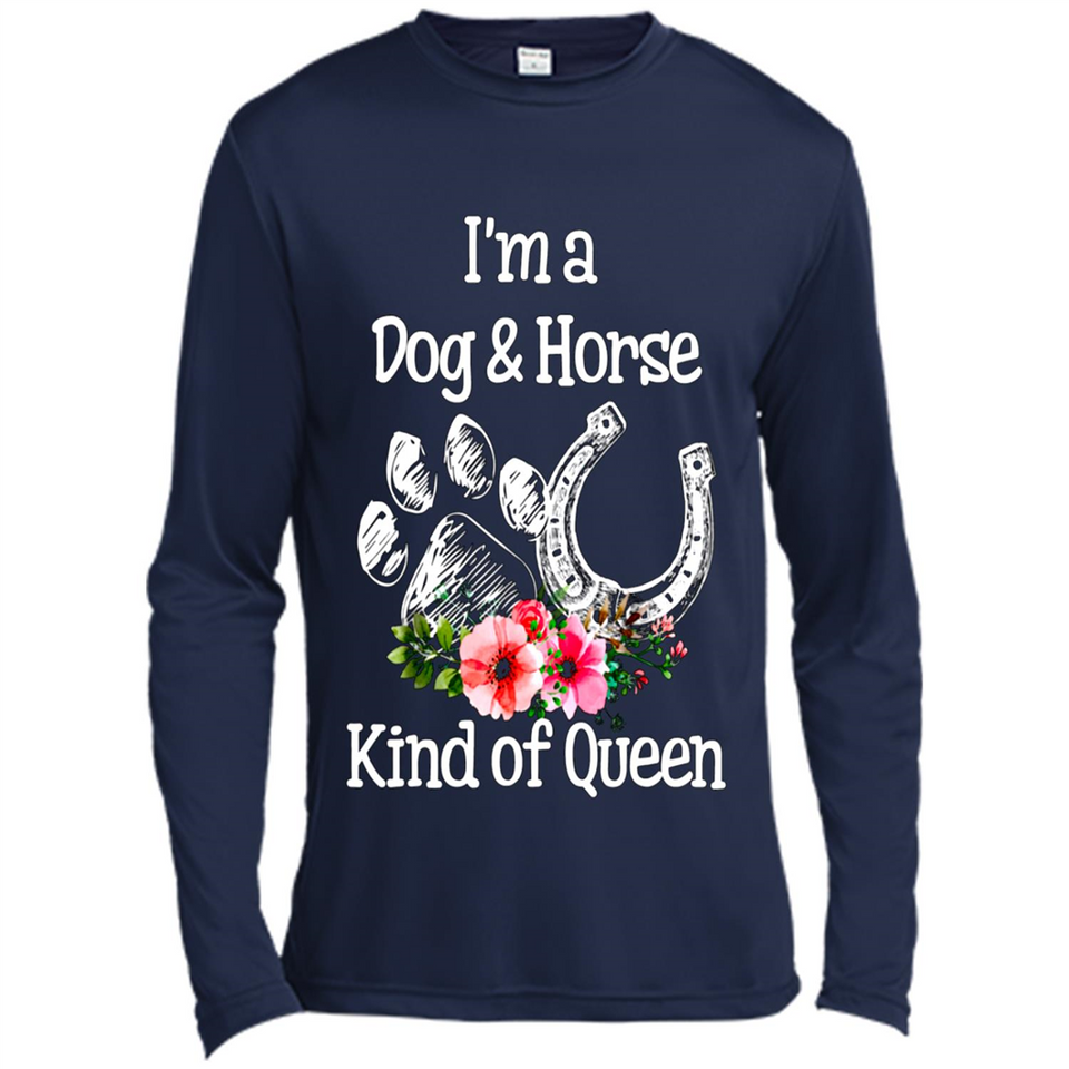 I'm A Dog & Horse Shirt Animal Lover Gift