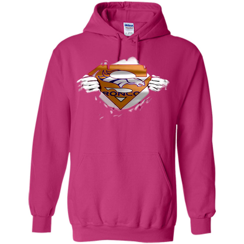 Denver Broncos And Superman Fans - Hoodie