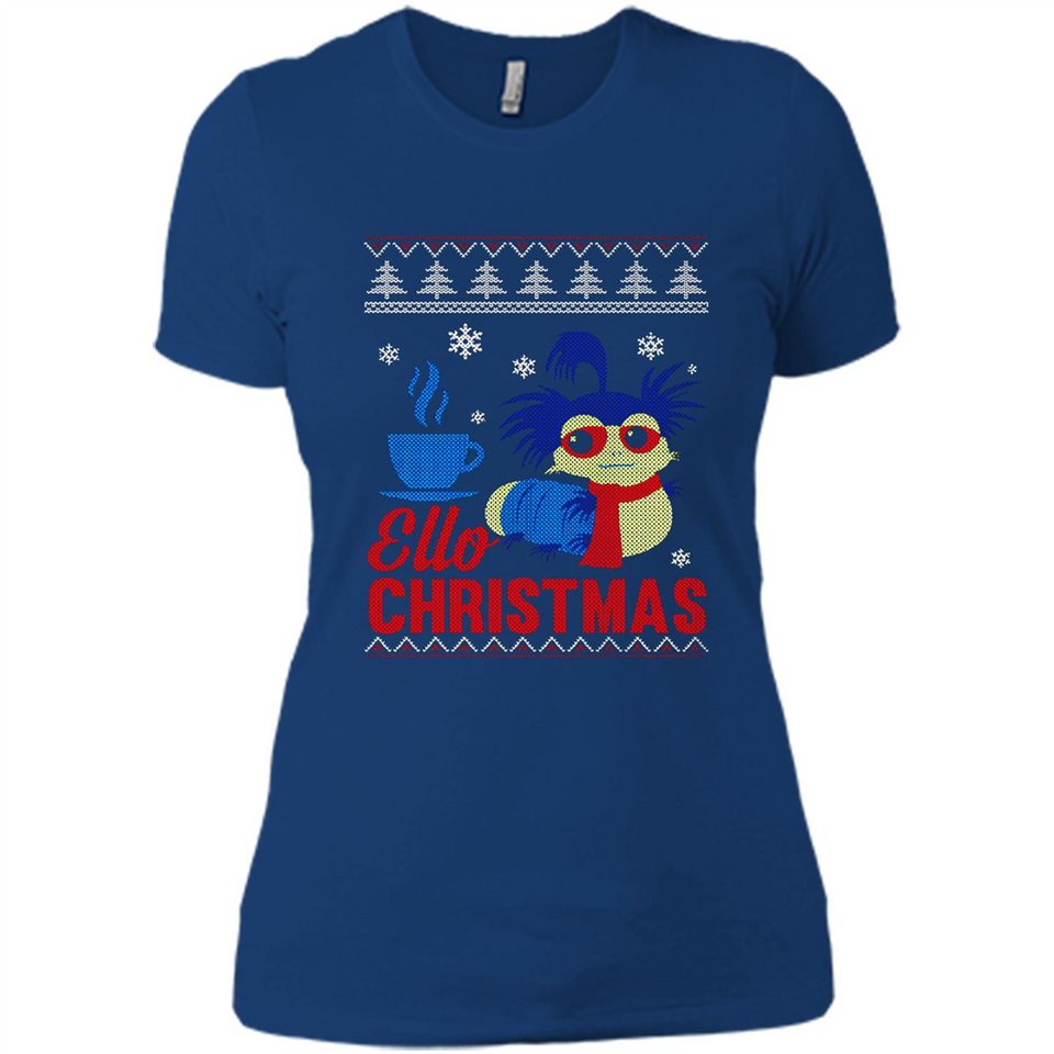 Christmas Ugly Sweater Ello Christmas - Ladies' Boyfriend T-Shirt