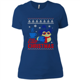 Christmas Ugly Sweater Ello Christmas - Ladies' Boyfriend T-Shirt