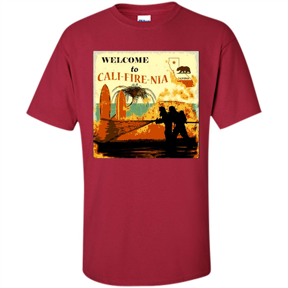 Paradise California Camp Fire Youth T-Shirt PINGPONG - Shirt