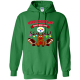 Pittsburgh Steelers NFL Reindeer Funny Merry Christmas And Happy New Year