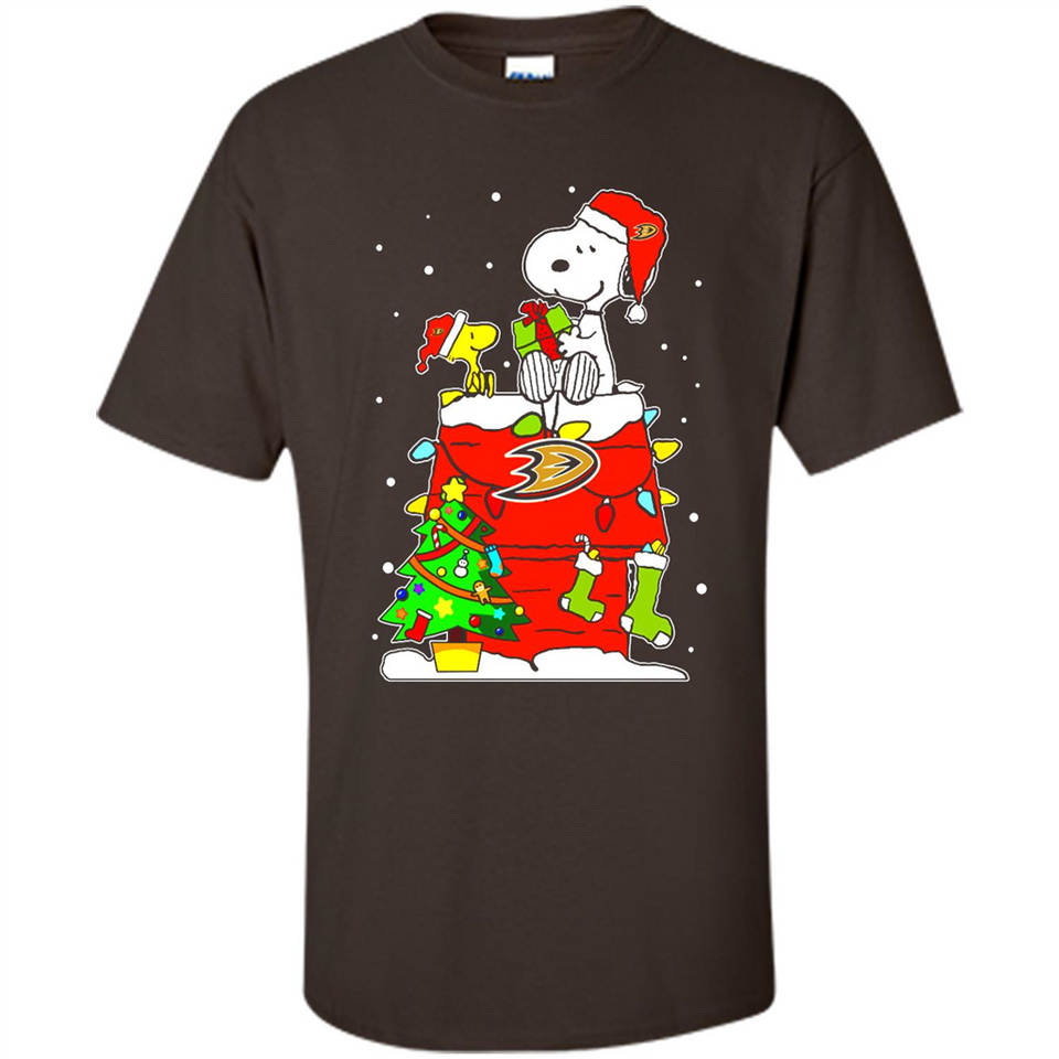 Anaheim Ducks Snoopy Ugly Christmas Sweaters - Shirt