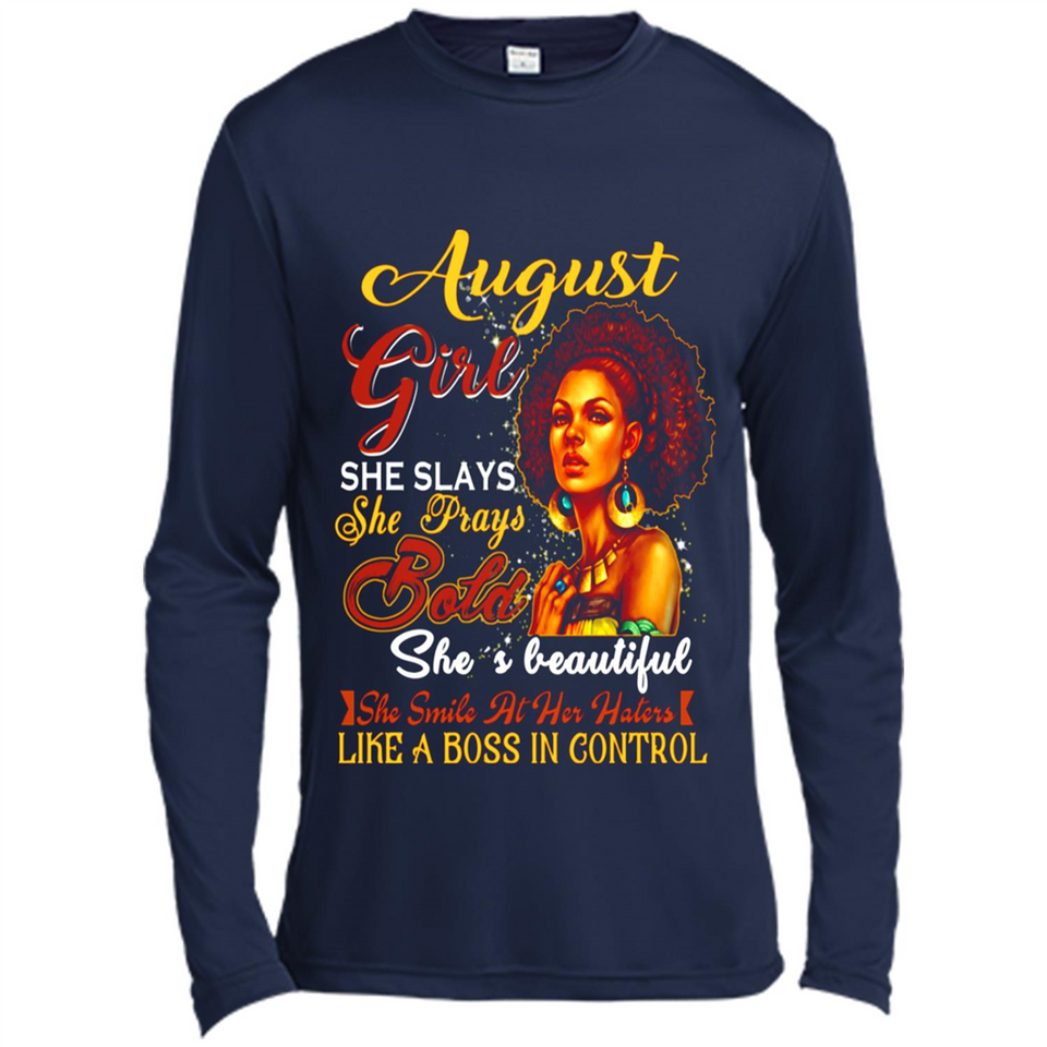 August Girl She Slays She Prays Beautiful Birthday PINGPONG