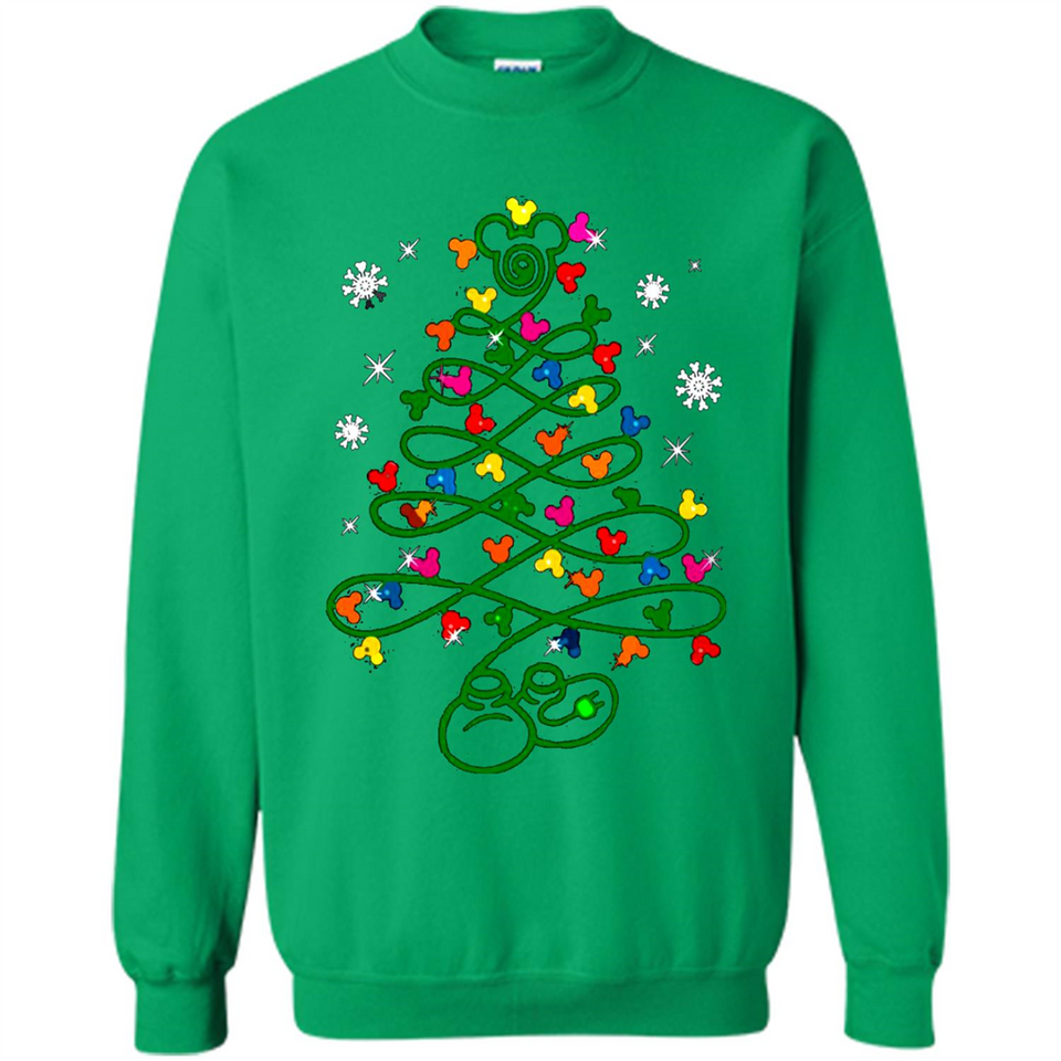 Mickey Mouse Christmas Tree ugly sweater PINGPONG