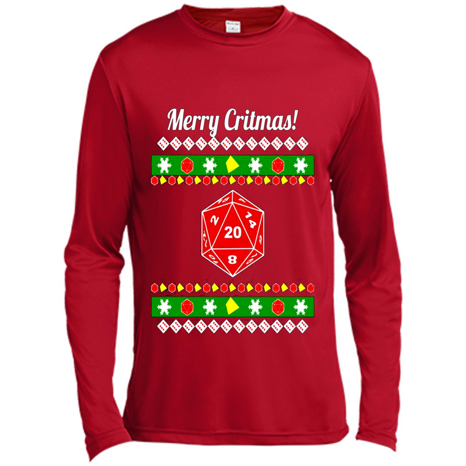 Merry Critmas ugly sweater PINGPONG