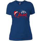 Mr. Claus Santa Claus Merry Xmas T-Shirt - Ladies' Boyfriend T-Shirt