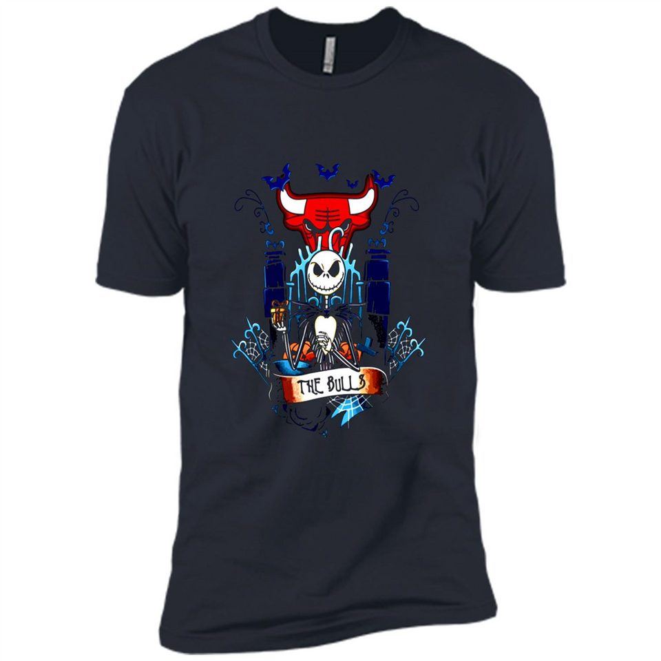 Chicago Bulls Halloween The Nightmare Before Christmas - Premium Short Sleeve T-Shirt