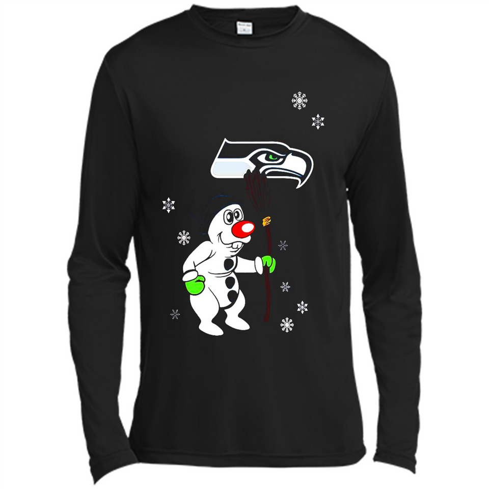 Seattle Seahawks Snowman