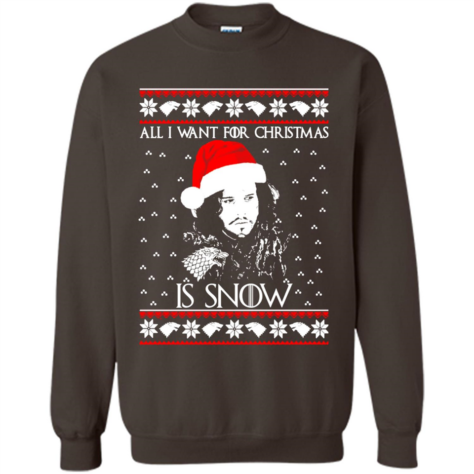 All I Want for Christmas is Snow ugly sweater PINGPONG