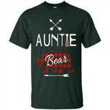 Aunt Shirt Buffalo Plaid Family Camp Bear Tee - Shirt