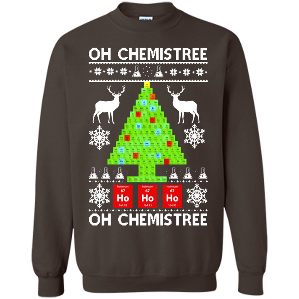 Oh Chemistree, Oh Chemistree Christmas Ugly Sweater - Sweatshirt