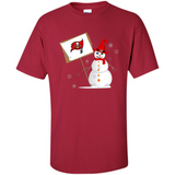 Tampa Bay Buccaneers Snowman Funny