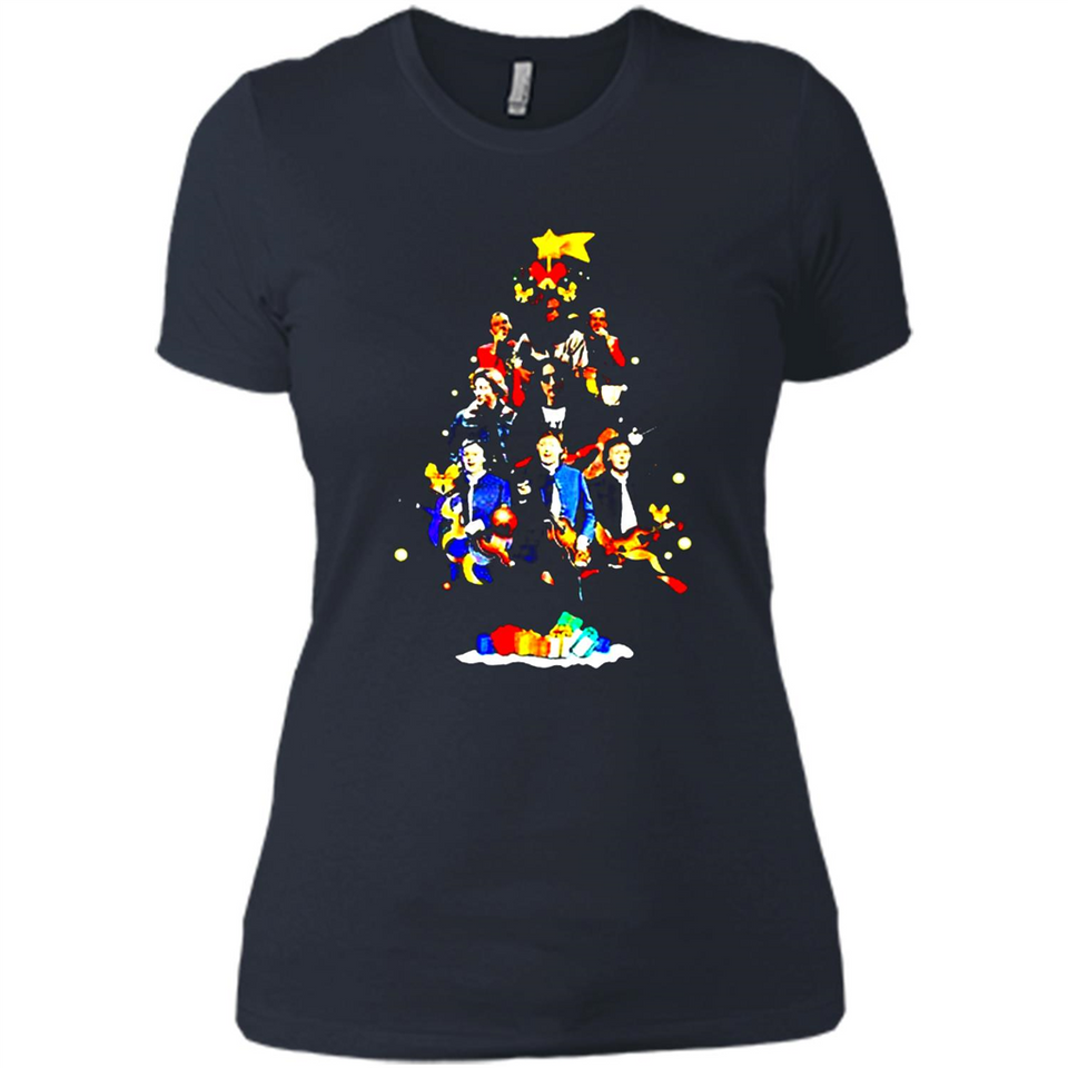 JOHN LENNON CHRISTMAS TREE - Ladies' Boyfriend T-Shirt
