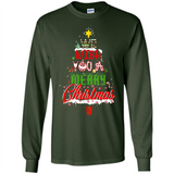 We Wish You A Merry Christmas Funny Pine Gift Sleeve - Long Sleeve T-Shirt