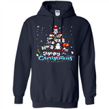 Christmas Ugly Sweater Animal Tree Pine Merry Christmas - Hoodie