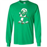 Santa Michael Myers Ho Ho Ho Merry Christmas Sweatshirt - Long Sleeve T-Shirt