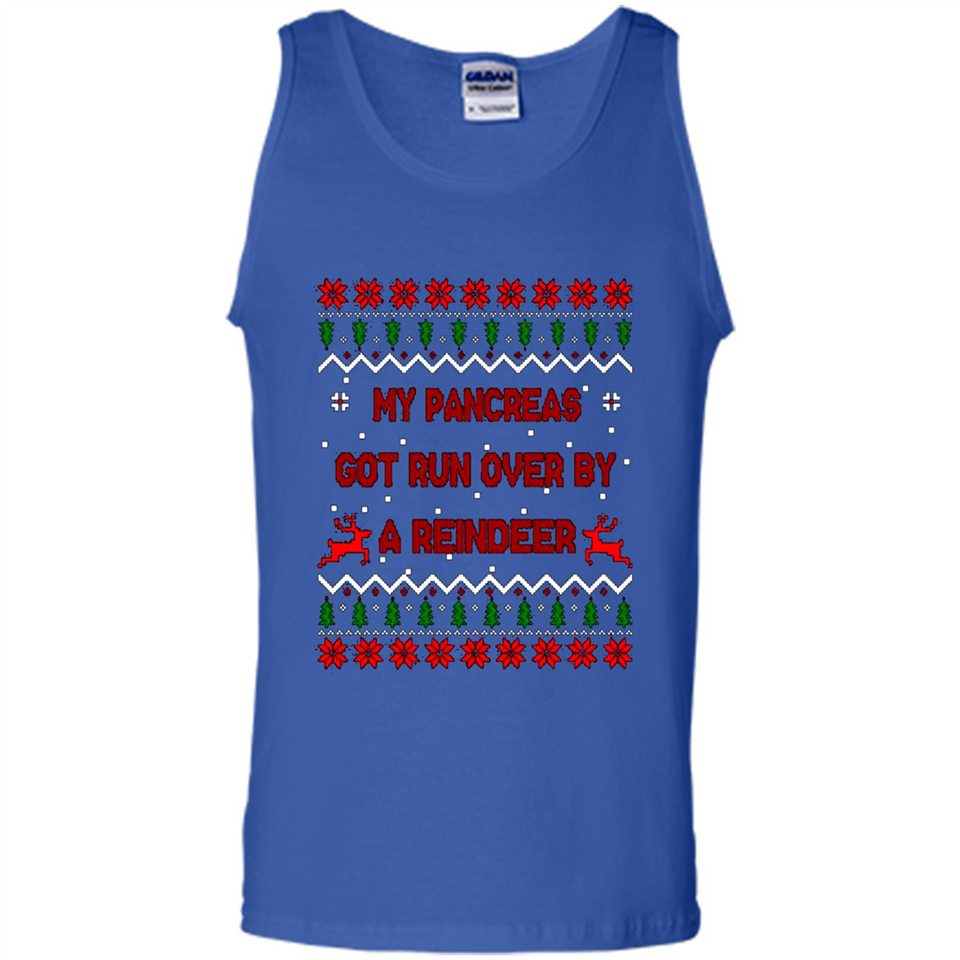My Pancreas Got Run Over By A Reindeer Diabetes Christmas sweater PINGPONG