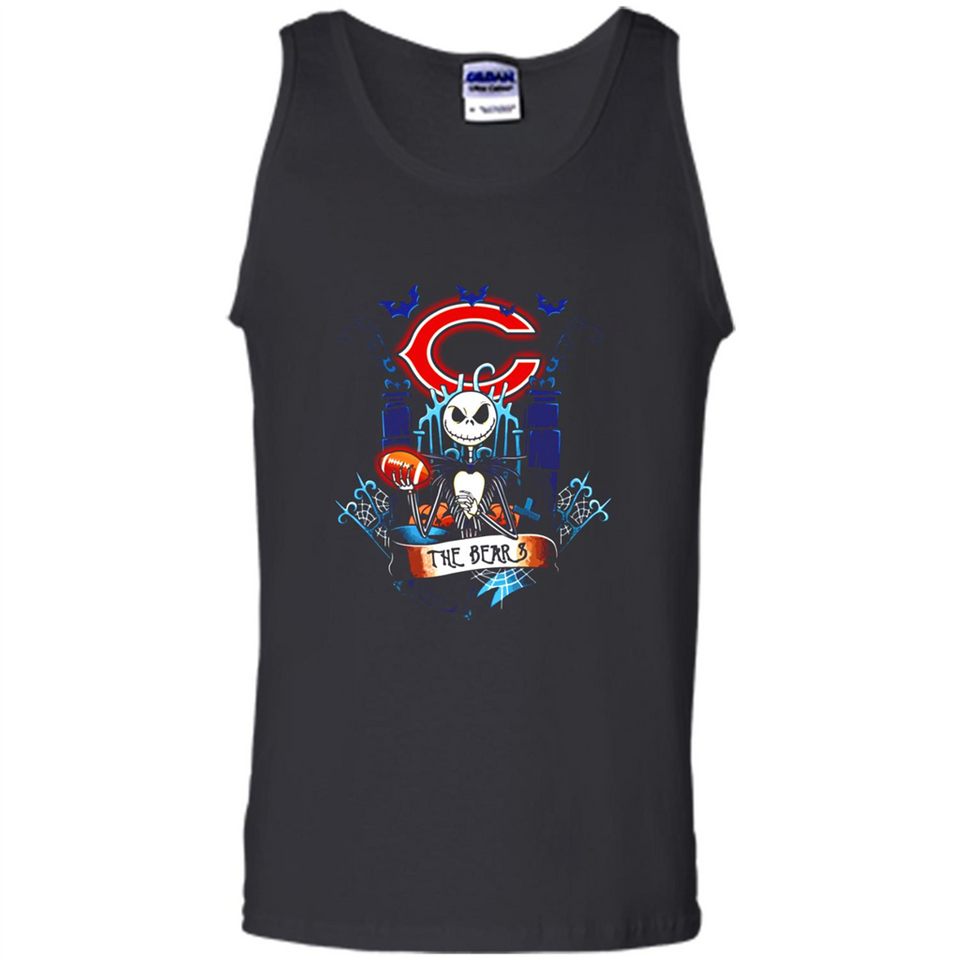 Chicago Bears Halloween The Nightmare Before Christmas - Tank Top