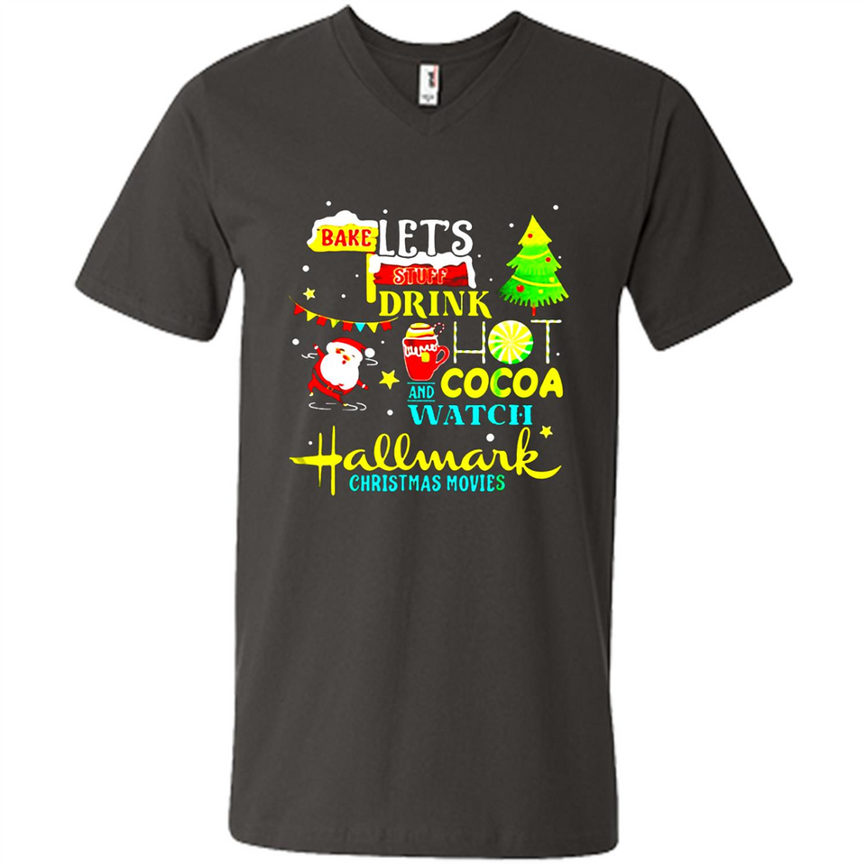 Santa claus i just want to bake stuff and waych christmas movi PINGPONG - Men's V-Neck