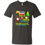 Santa claus i just want to bake stuff and waych christmas movi PINGPONG - Men's V-Neck