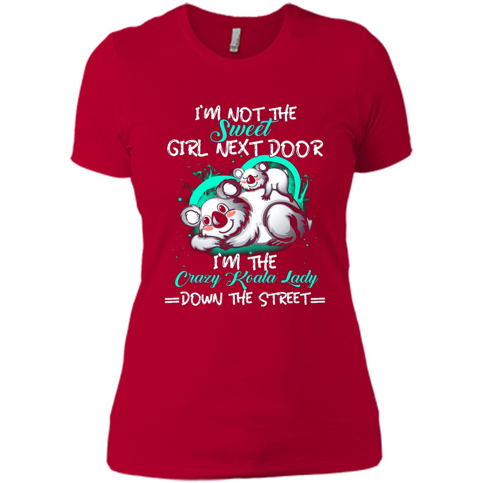 Koalas Down The Street T Shirt PINGPONG - Ladies' Boyfriend T-Shirt