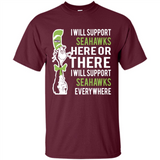 Shirt For Dr Seuss Cat And Seattle Seahawks Fans - Shirt