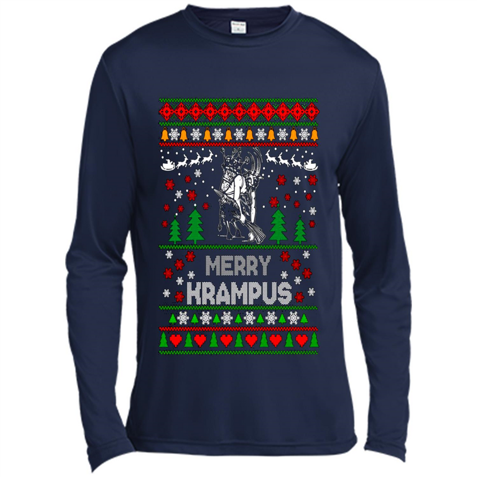 Merry Krampus Christmas sweatshirt PINGPONG