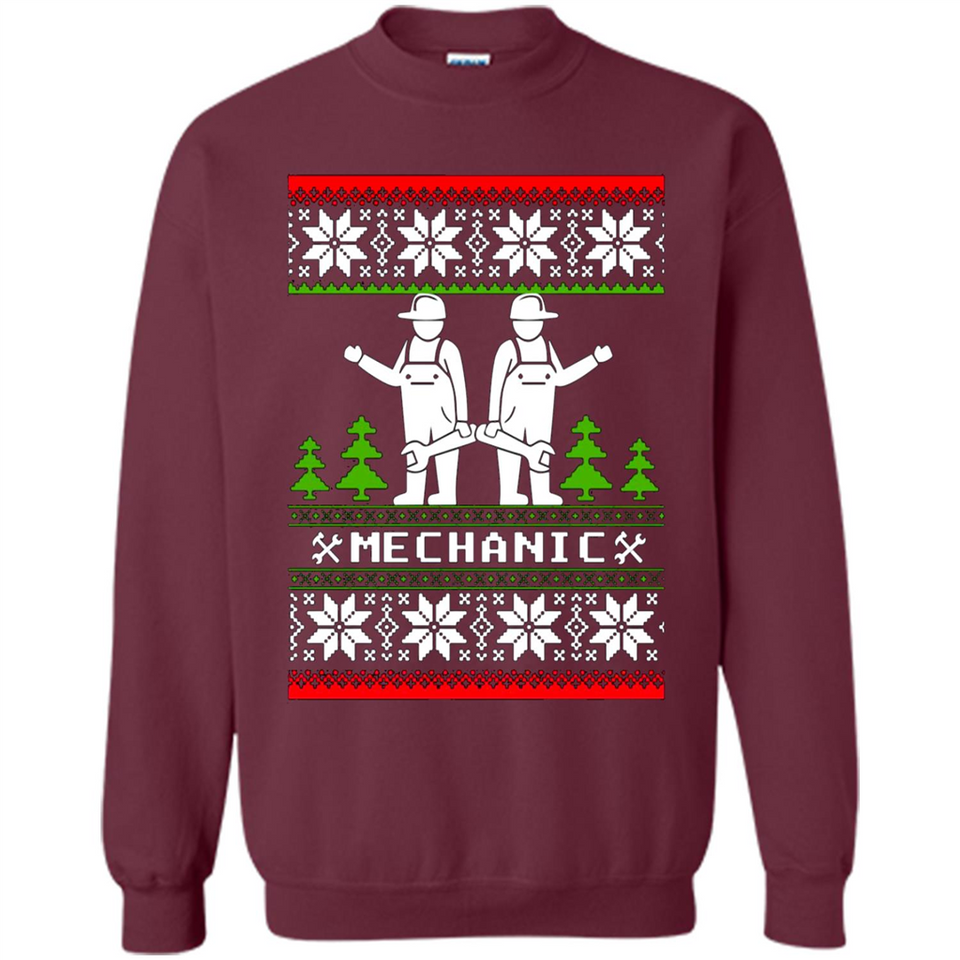 Mechanic Christmas sweater PINGPONG