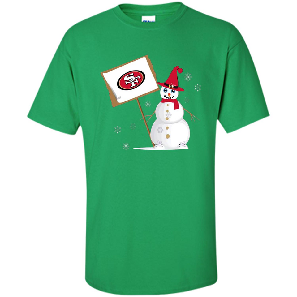 San Francisco 49ers Snowman Funny