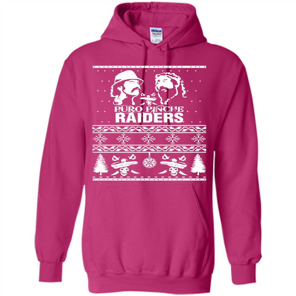 Puro Pinche Raiders Ugly Christmas Sweater - Hoodie