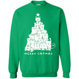 Merry Catmas - Merry Christmas Cat Lover Mug PINGPONG - Sweatshirt