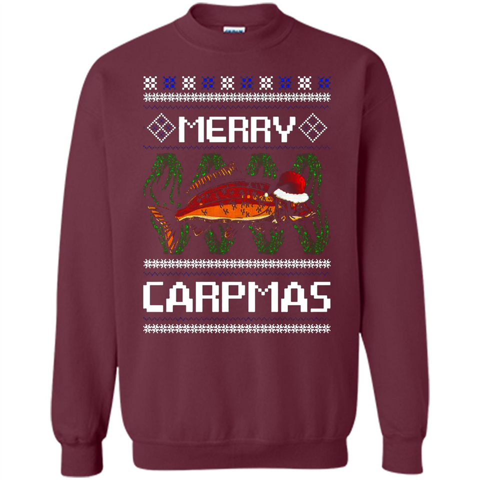 Santa Claus Carpmas Merry Carpmas Christmas Sweater PINGPONG - Sweatshirt