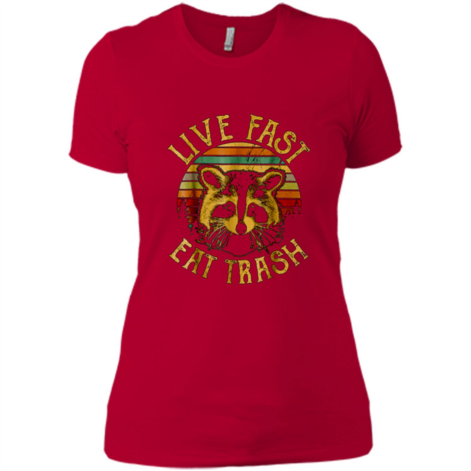 Live fast eat trash bear vintage camping PINGPONG