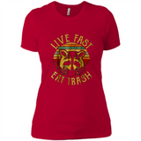 Live fast eat trash bear vintage camping PINGPONG
