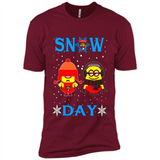 Snow Day Shirt For Florida Panthers Vs Minion Fans pingpong