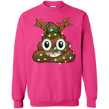 Reindeer Poop Emoji Cute Merry Christmas T-Shirt - Sweatshirt