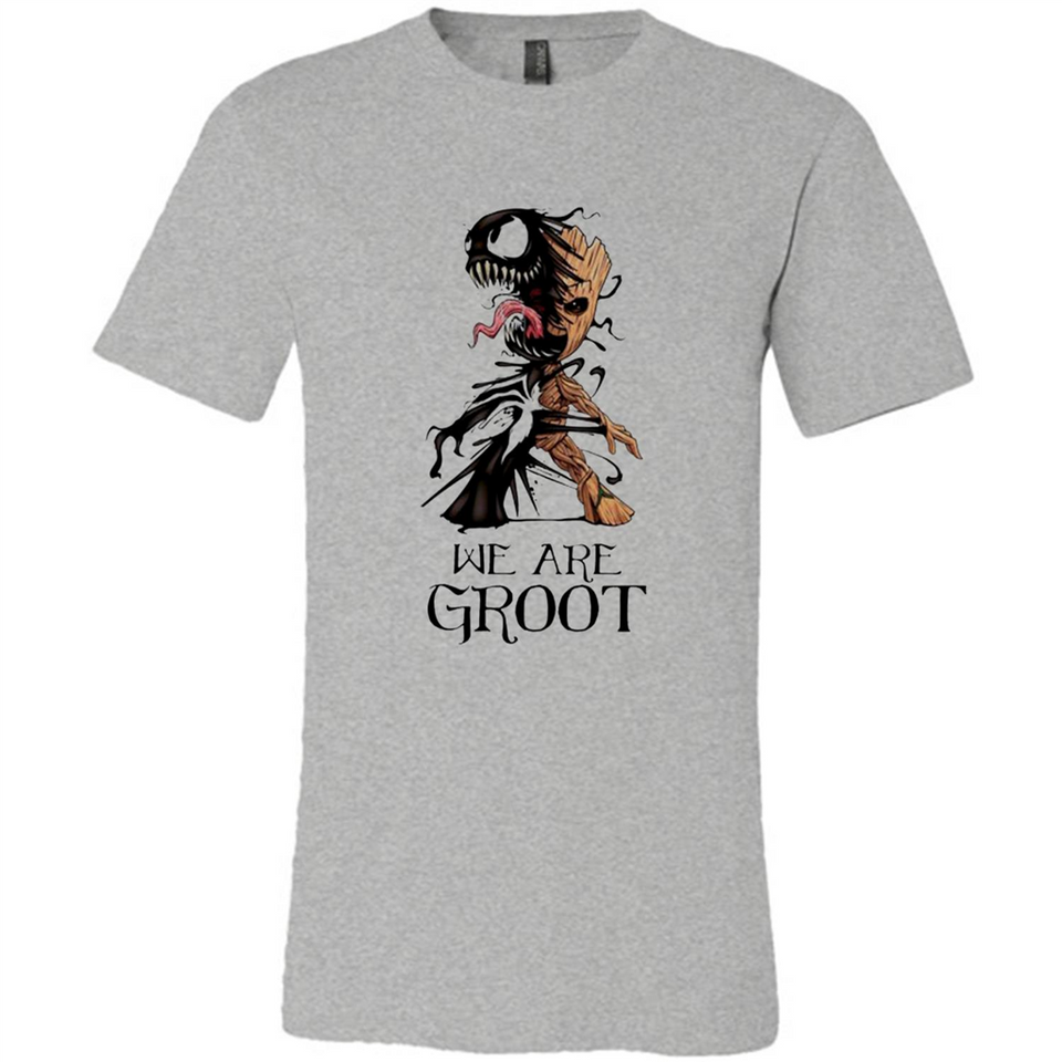 We Are Groot Venom MERCHCUTE - Canvas Unisex T-Shirt