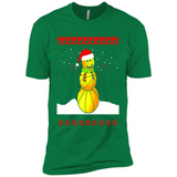 Basketball Santa Funny Christmas - Premium Short Sleeve T-Shirt
