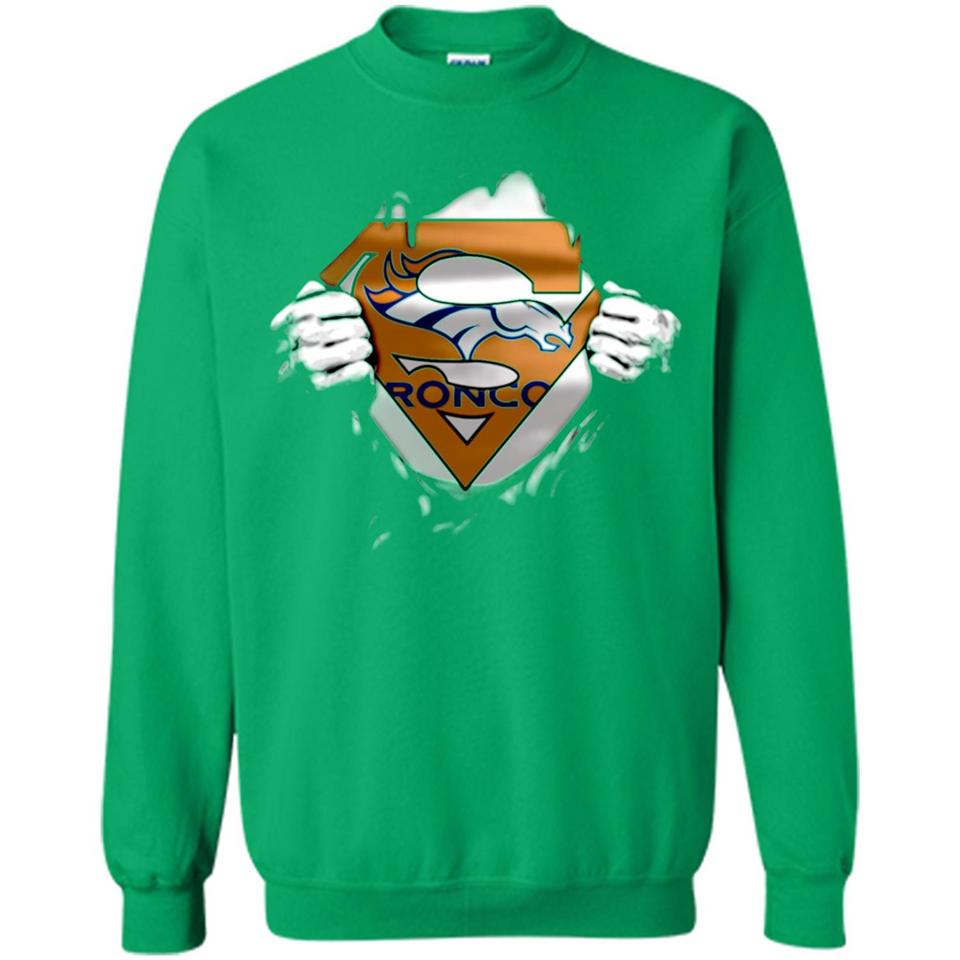 Denver Broncos And Superman Fans - Sweatshirt