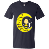 I LOVE YOU TO THE MOON AND BLACK CHARLIE BROWN AND SNOOPY