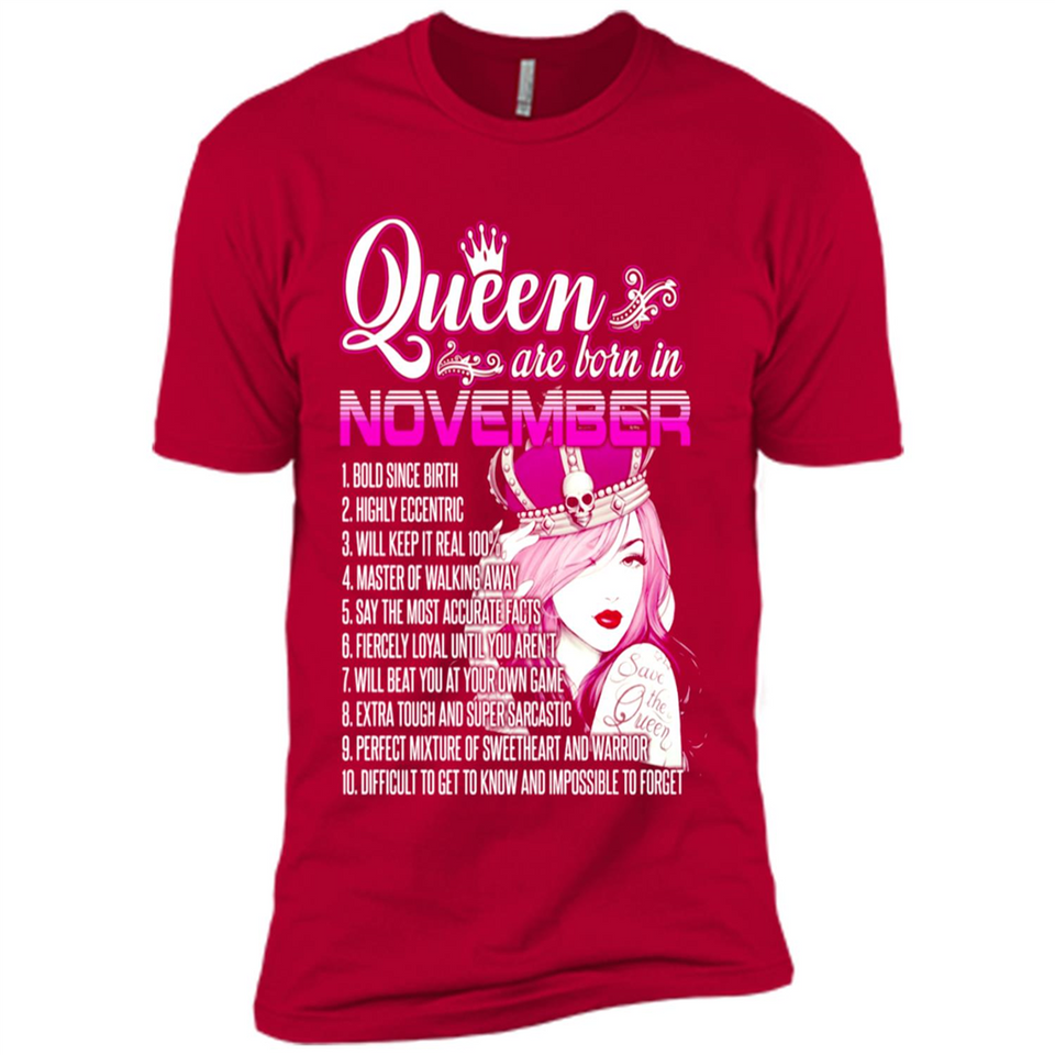 Queens Are Born In November Vintage Birthday