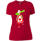 Funny Dabbing Mrs. Santa Claus Christmas Dab - Ladies' Boyfriend T-Shirt